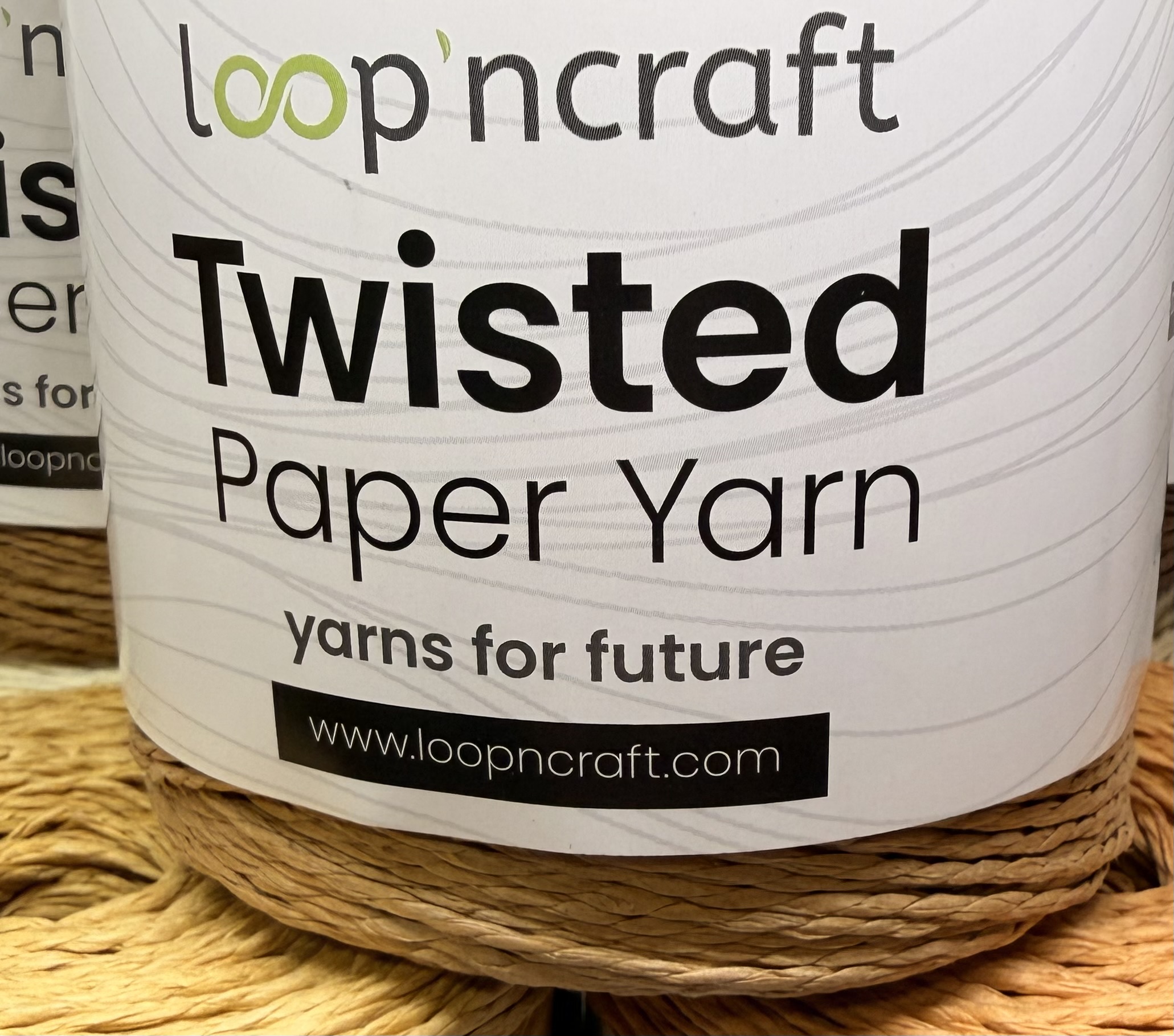 Twisted paper yarn