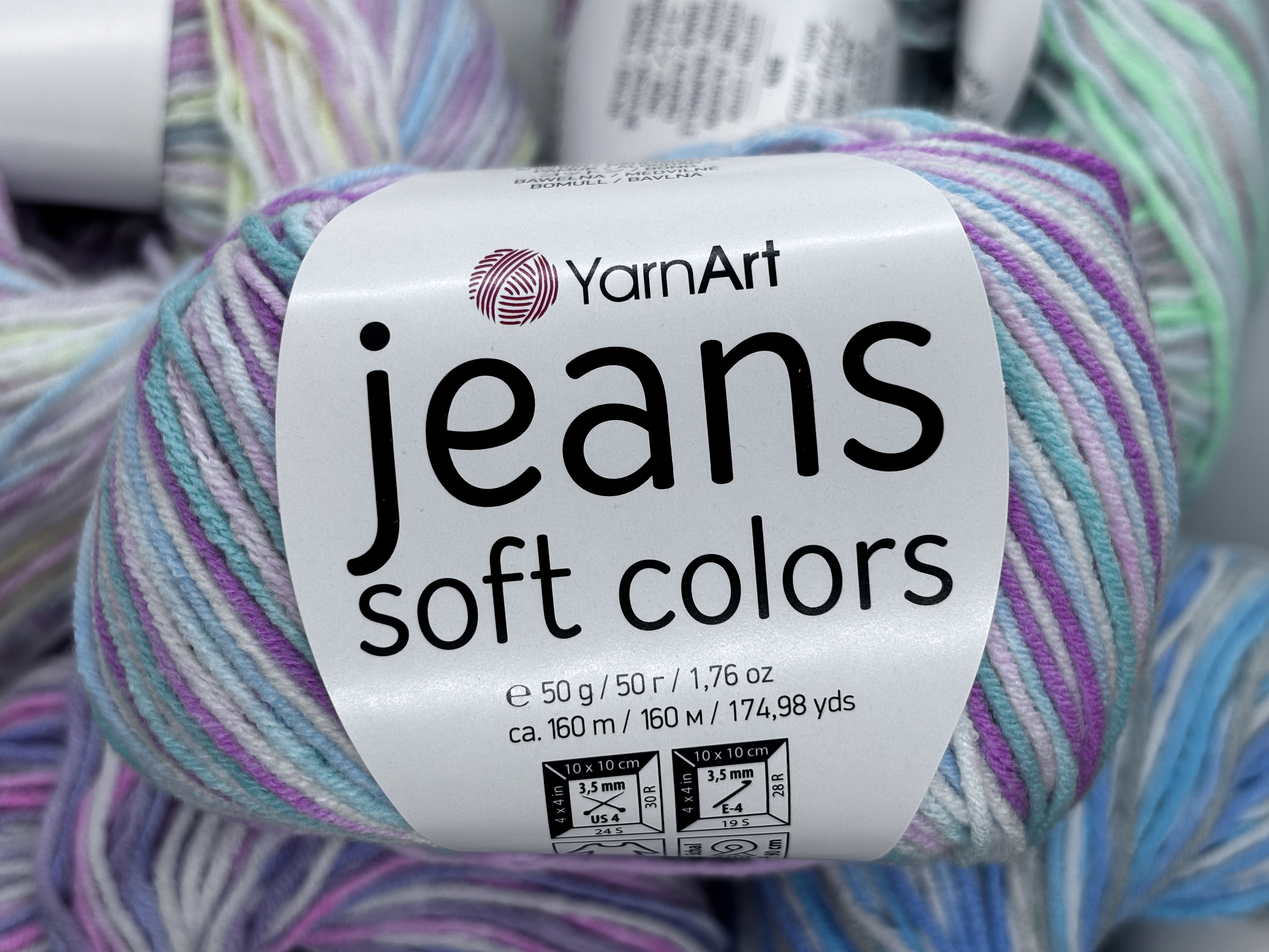 Jeans soft colors
