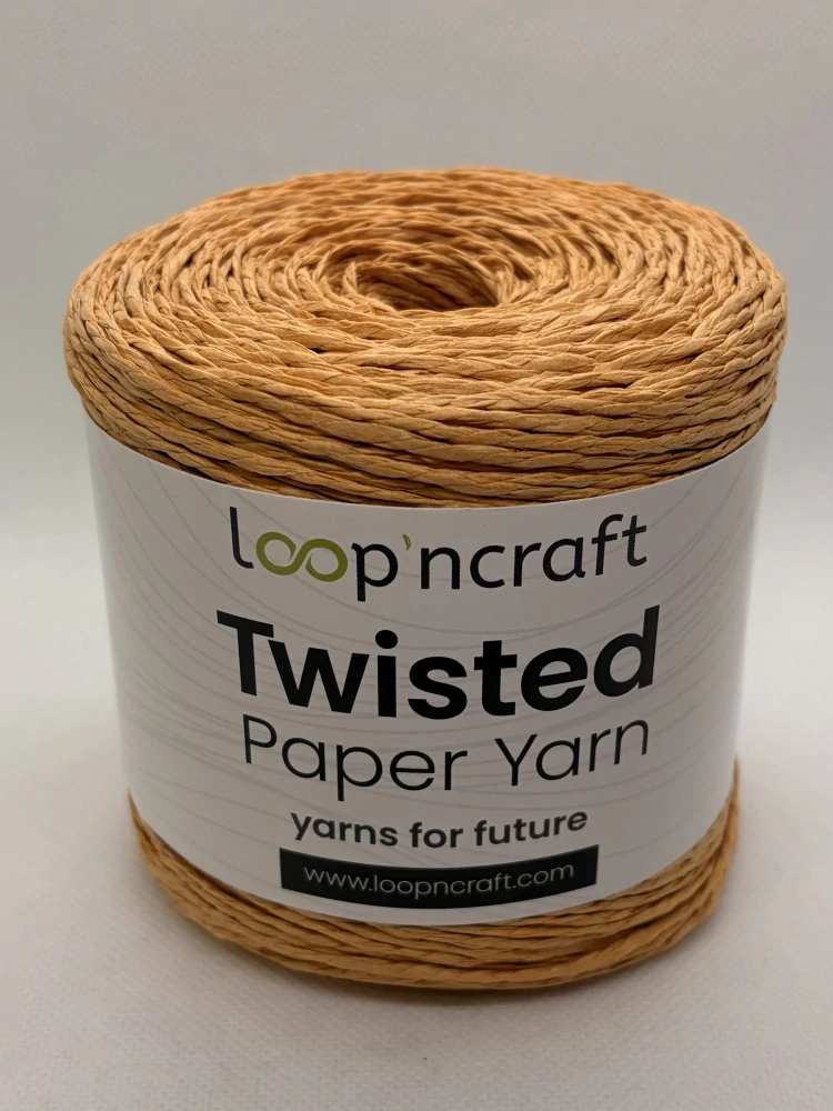 Twisted Paper Yarn 15-19 lískový oříšek