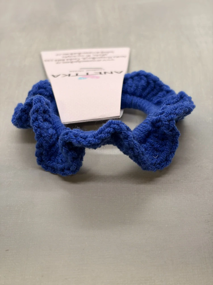 Scrunchie malá královská modrá