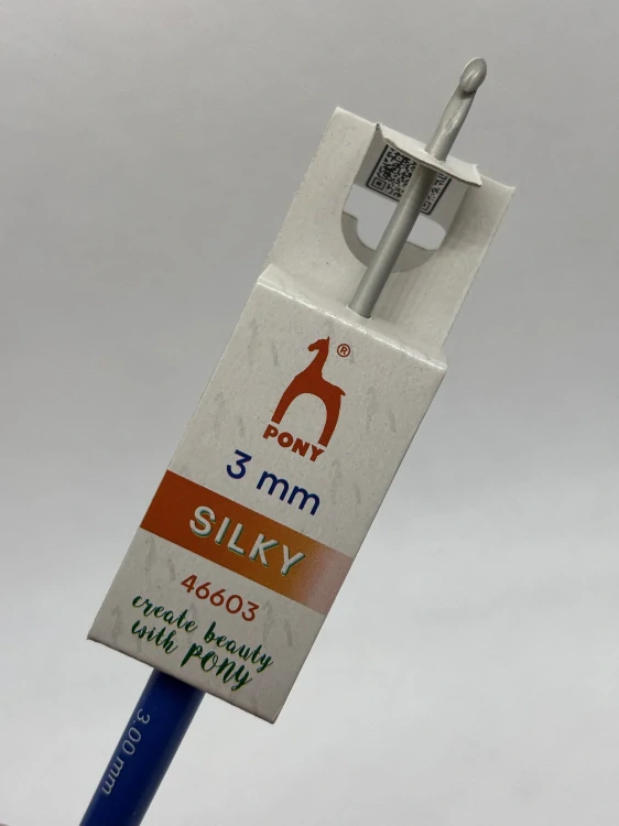 háček Pony silky 3 mm