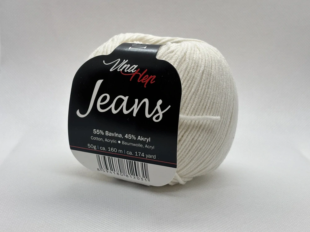 Jeans 8171 smetanová