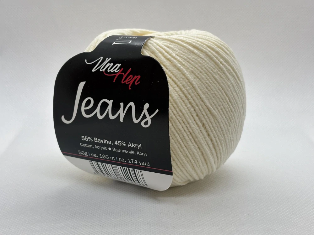 Jeans 8173 slonovinová