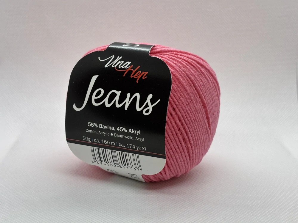 Jeans 8033 korálová