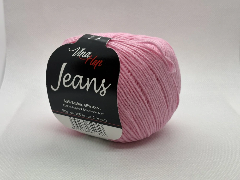Jeans 8027 světle růžová