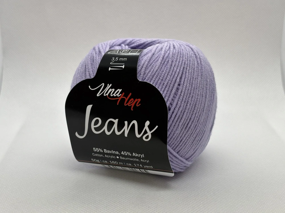 Jeans 8072 levandulová