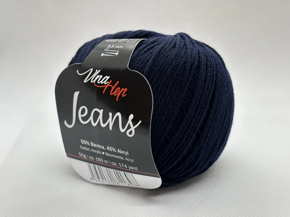 Jeans 8121 půlnoční modrá