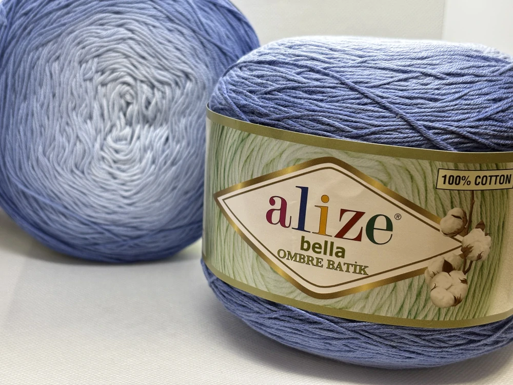 Bella ombre batik 7407 modrá