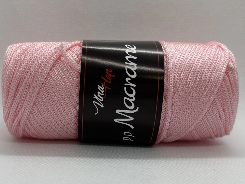 PP macrame 4004 světle růžová