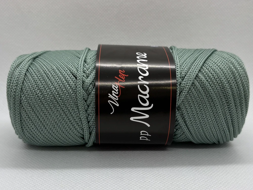 PP macrame 4134 olivově zelená