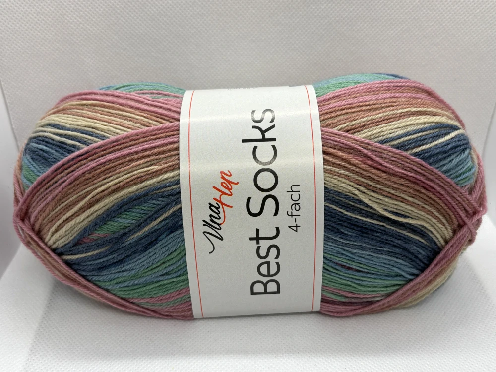 Best socks 4-fach 7403 růžová-modrá-zelená