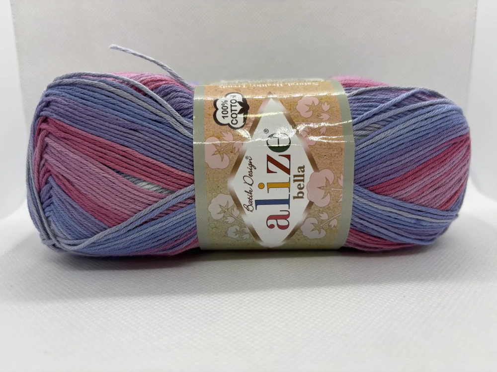 Bella batik 3686 růžová-modrá
