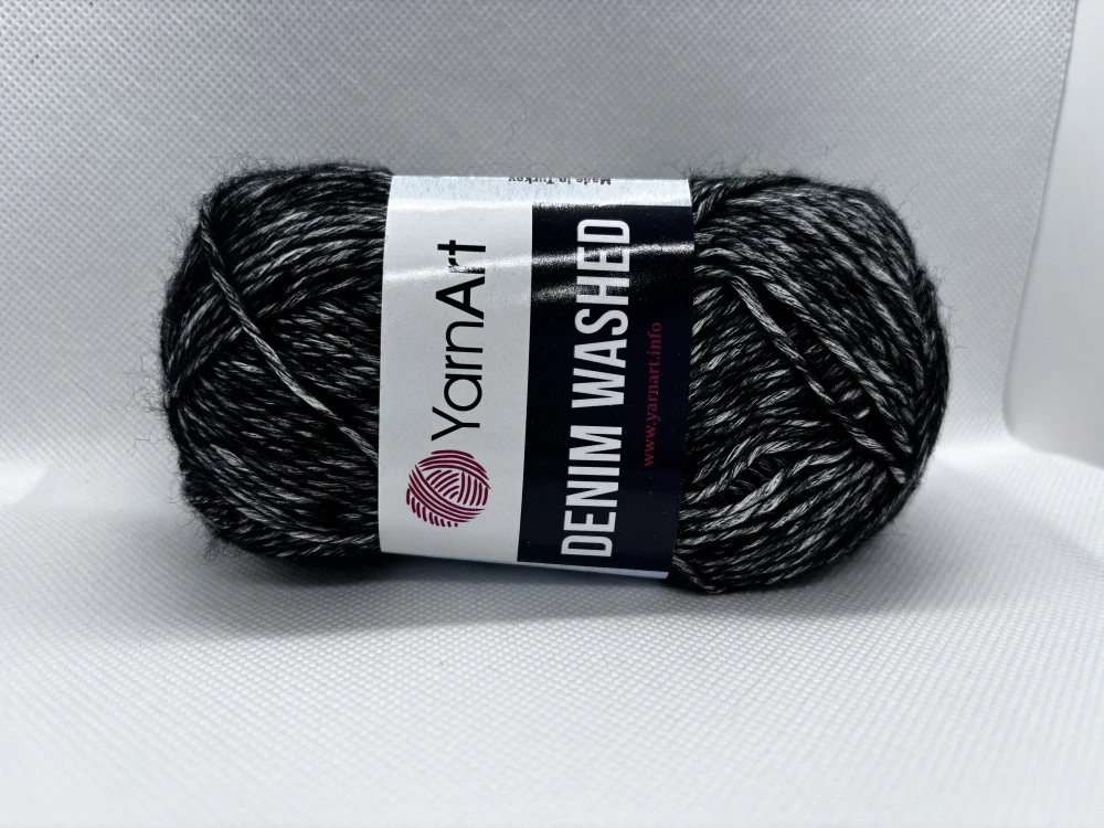 Denim washed 923 černá