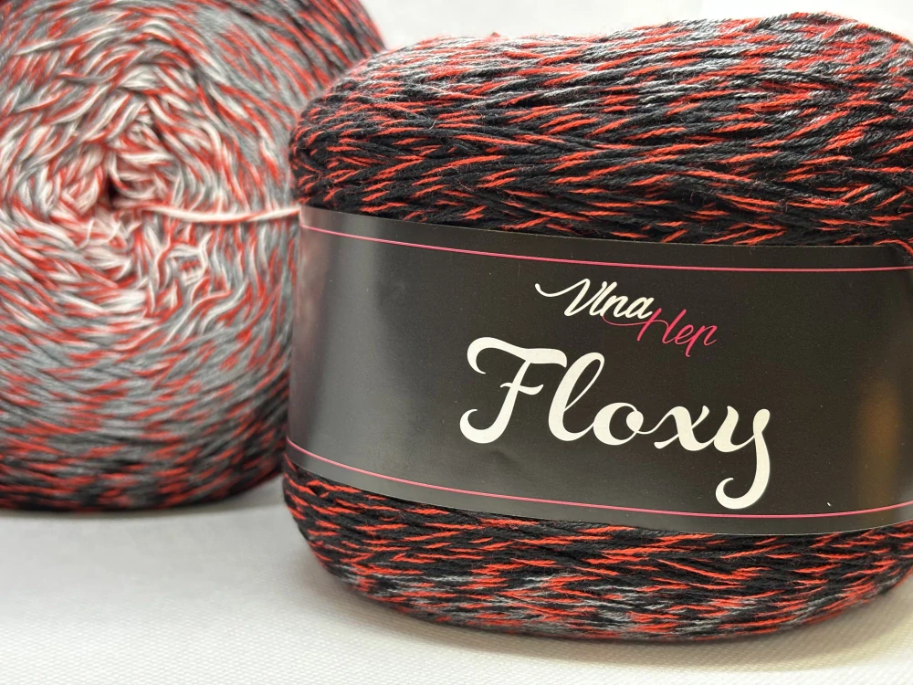 Floxy 9935 červená žíhaná