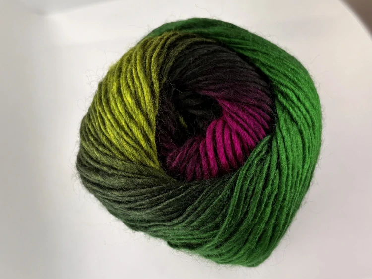 Waltz 5722 zelená-fuchsie