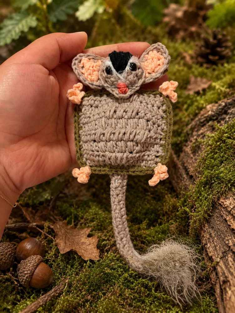 DIY krabička - vakoveverka - pouze materiál