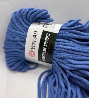 macrame braided 786 modrá
