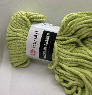 macrame braided 755 jablíčkově zelená