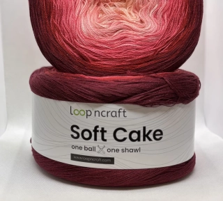 Soft cake SC25-04 červená