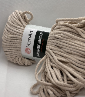 macrame braided 753 kapučíno