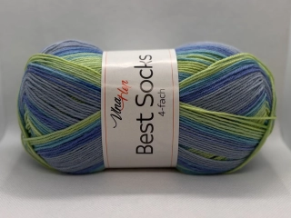Best socks 4-fach 7410 zelená-modrá