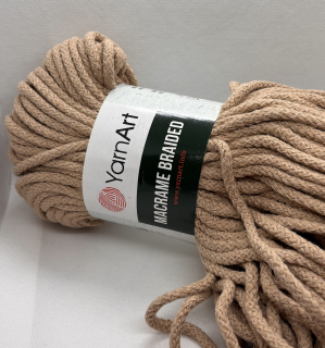 macrame braided 768 světle hnědá