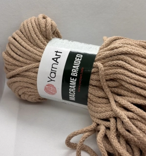 macrame braided 768 světle hnědá