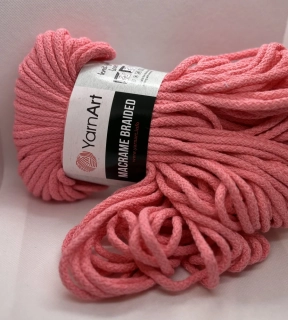 macrame braided 762 růžová