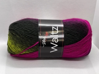 Waltz 5722 zelená-fuchsie