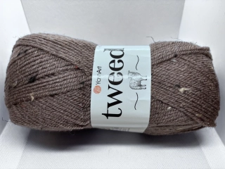 Tweed 229 hnědá