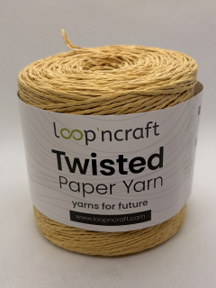 Twisted Paper Yarn 15-02 hořčicová