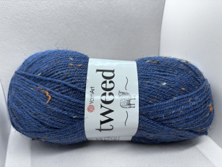 Tweed 230 královská modrá