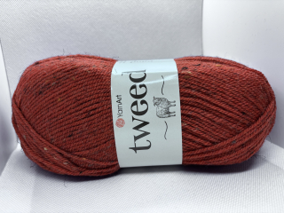 Tweed 231 terakota červená