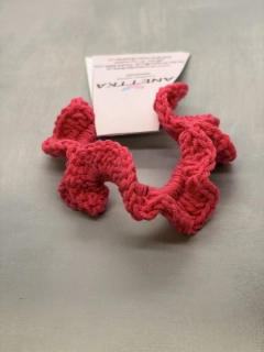 Scrunchie malá malinová