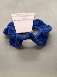 Scrunchie malá královská modrá