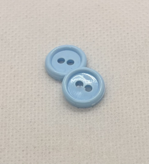 Knoflík 11 mm světle modrý