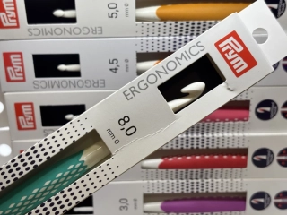 Háček ergonomický Prym 8 mm