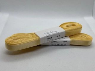 Stuha atlasová oboulící 10 mm/ 10 m 132 banánová