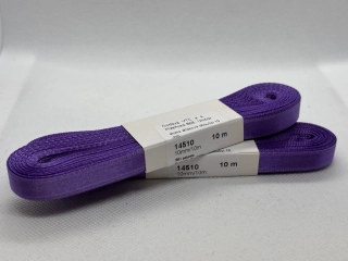 Stuha atlasová oboulící 10 mm/ 10 m 457 fialová