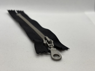 Zdrhovadlo 14 cm černá - šedý zip
