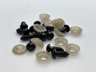 Oči s pojistkou 8 mm
