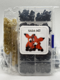 Sada očí s pojistkou 142 ks