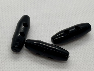 Knoflík oliva 28x7 mm černý