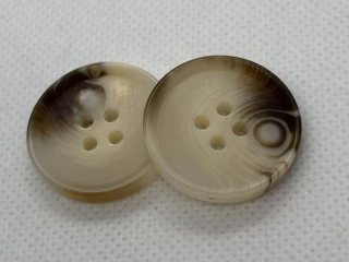 Knoflík světlý pláž 21 mm