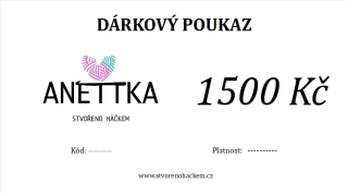 Poukaz 1500 Kč
