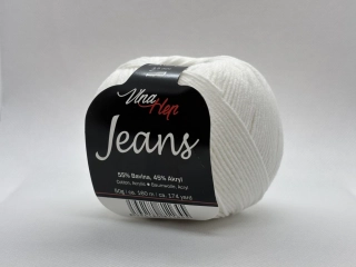 Jeans 8002 bílá
