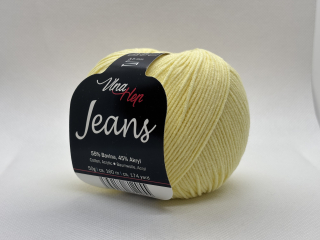 Jeans 8176 pastelově žlutá