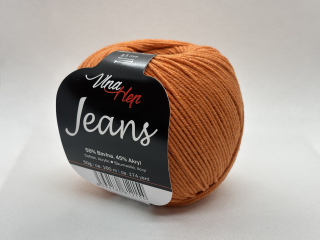 Jeans 8200 terakotová