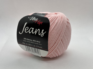 Jeans 8026 pastelově růžová