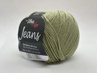 Jeans 8166 olivově zelená